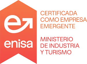 Certificada como Empresa Emergente, ENISA, Ministerio de Industria y Turismo
